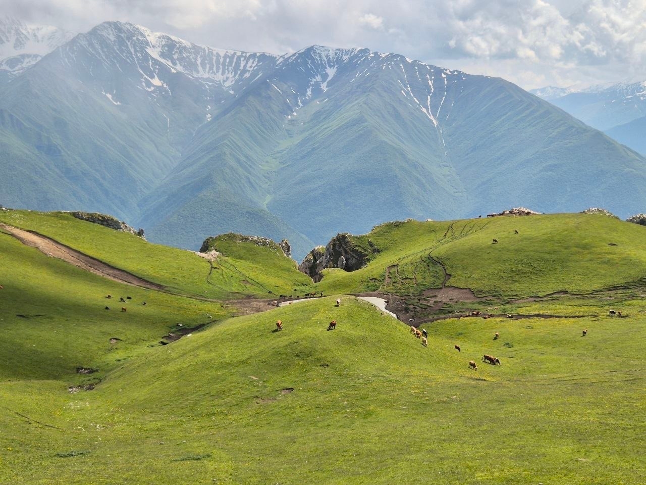 Ингушетия, г. Столовая (Мят-Лоам), смотровые, Ляжгинский водопад!